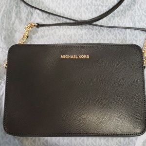 Michael Kors lg ew crossbody leather bag